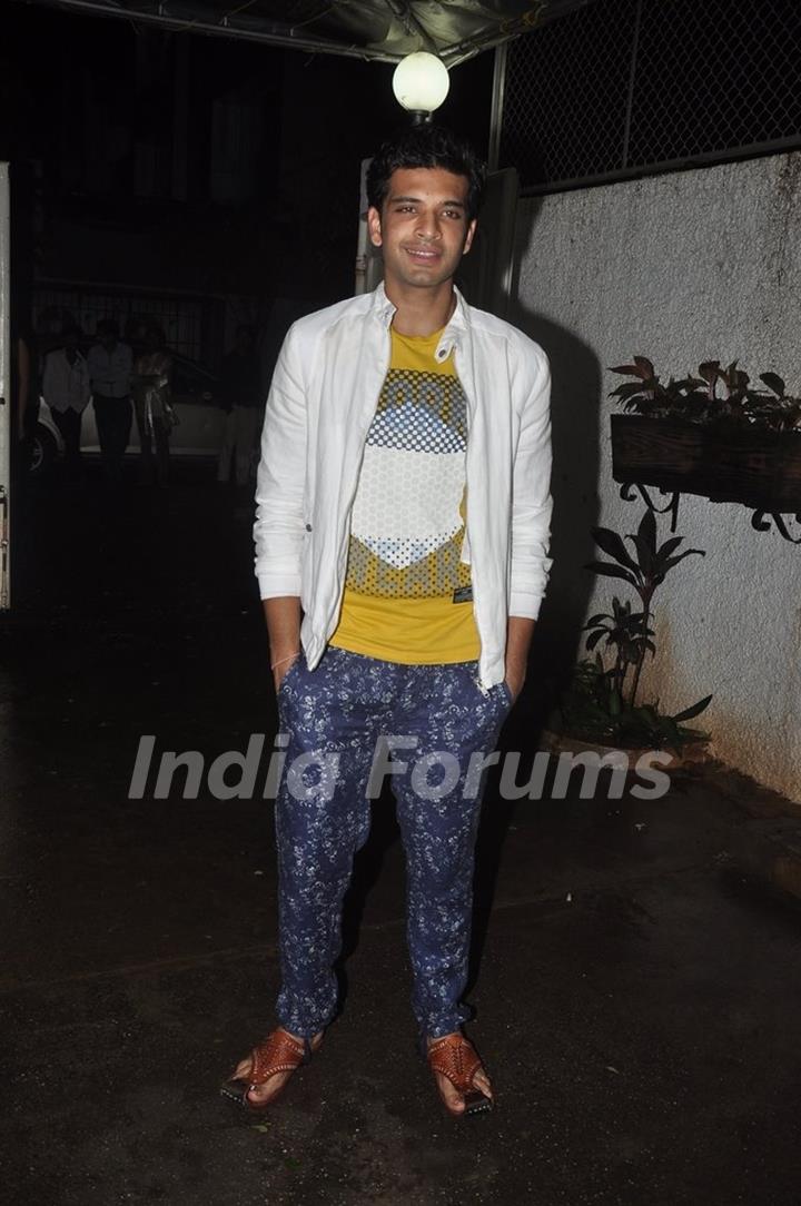 Karan Kundra at the Screening of Hate Story 2