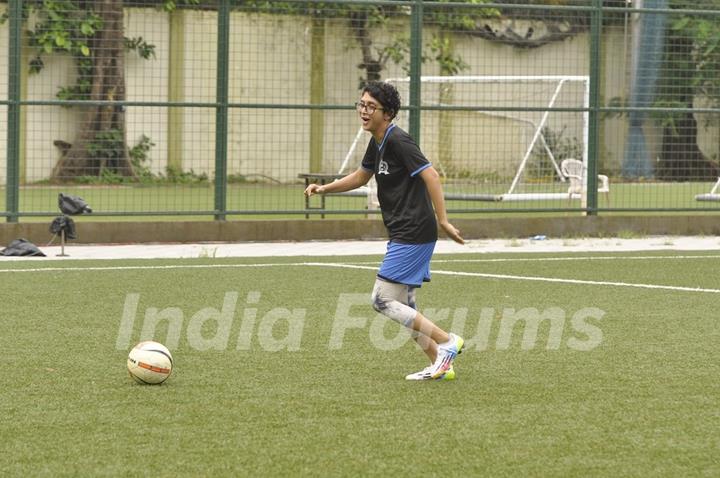 Kiran Rao plays football at Charity Football Match