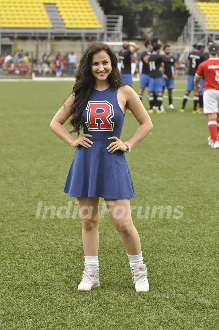 Elli Avram at Charity Football Match