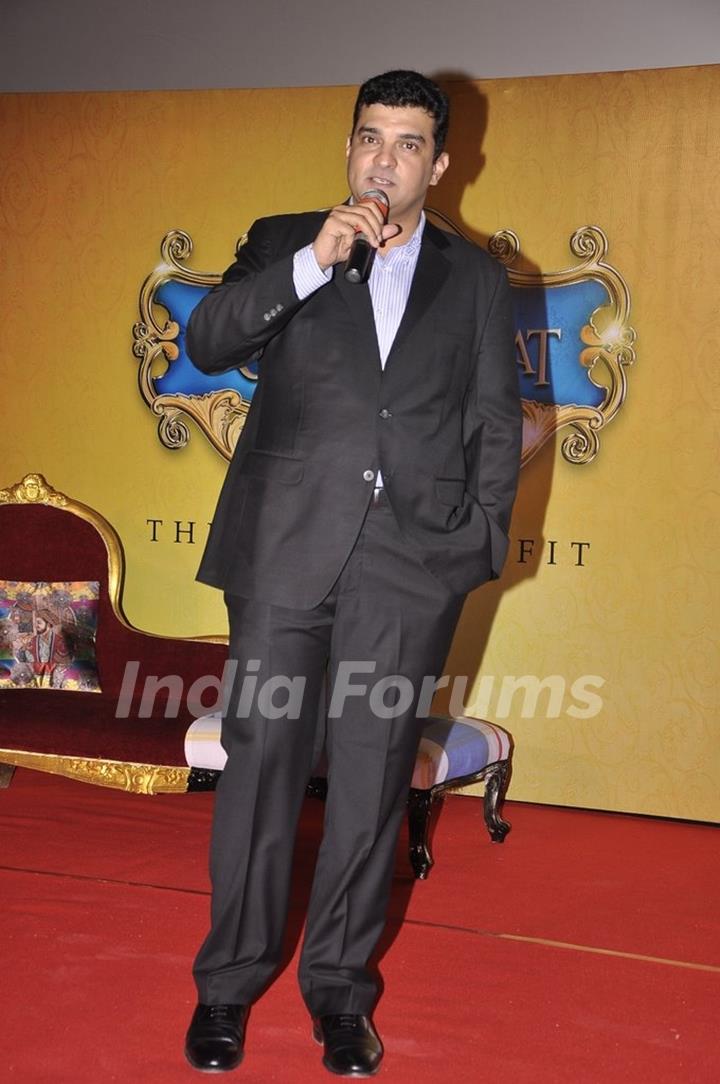 Siddharth Roy Kapur was at the Trailer Launch of Khoobsurat