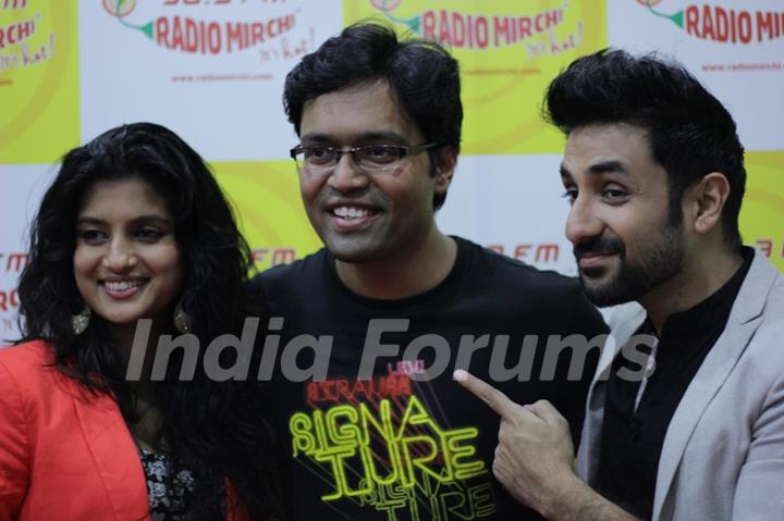 Vir Das and Vega Tamotia at Radio Mirchi Studio for the Promotions of Amit Sahni Ki List