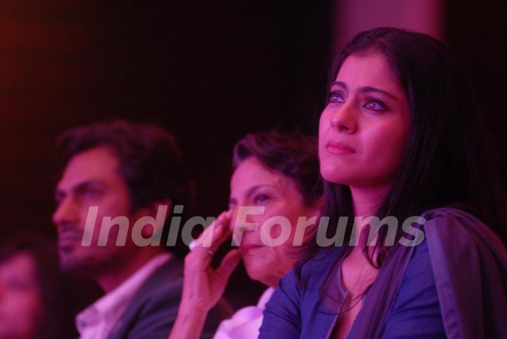 Kajol was seen with an emotional expression at the Breast Cancer Awareness Seminar
