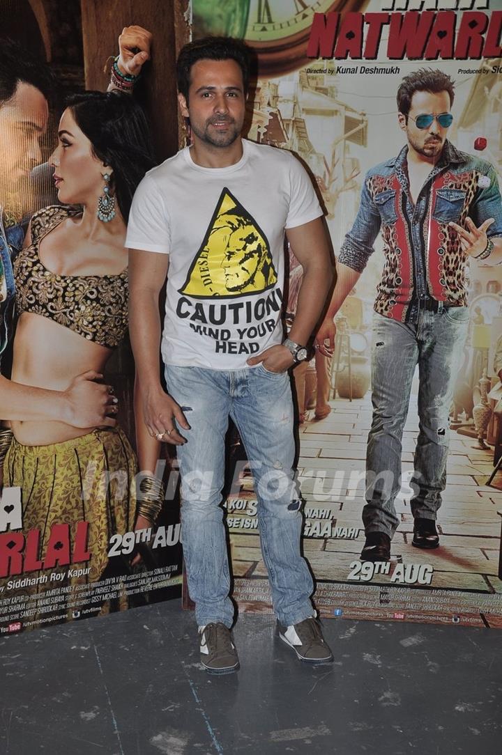 Emraan Hashmi at Press Meet of Raja Natwarlal