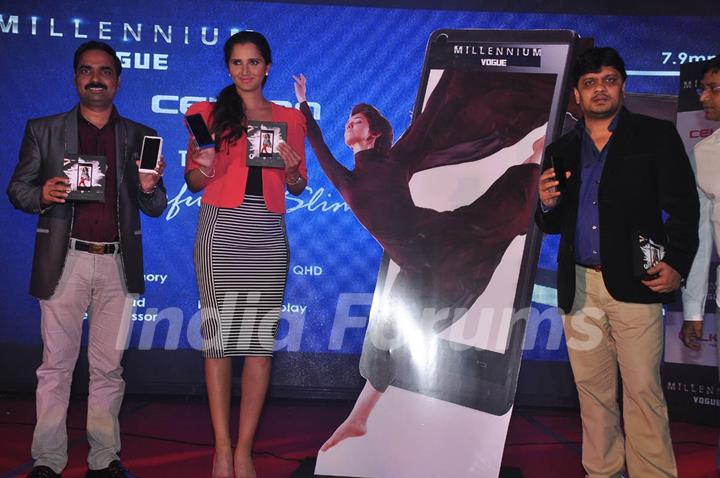 Sania Mirza Launches Celkon Mobile