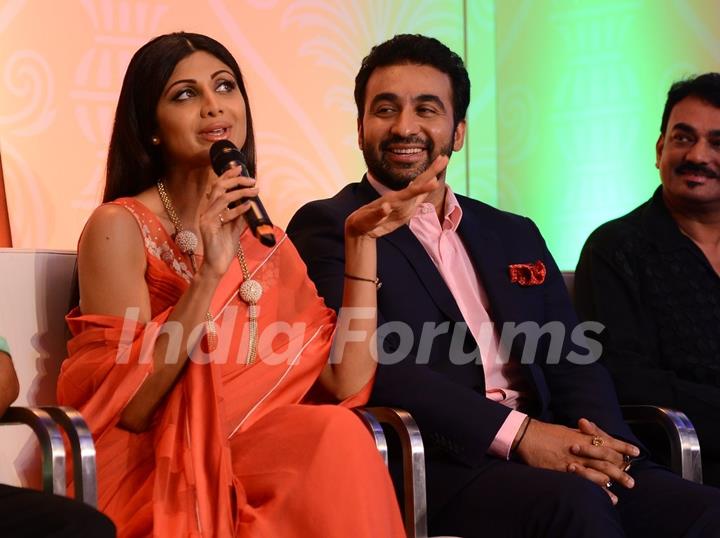 Shilpa Shetty was seen sharing her views at the Launch of Goa Wedding Fest