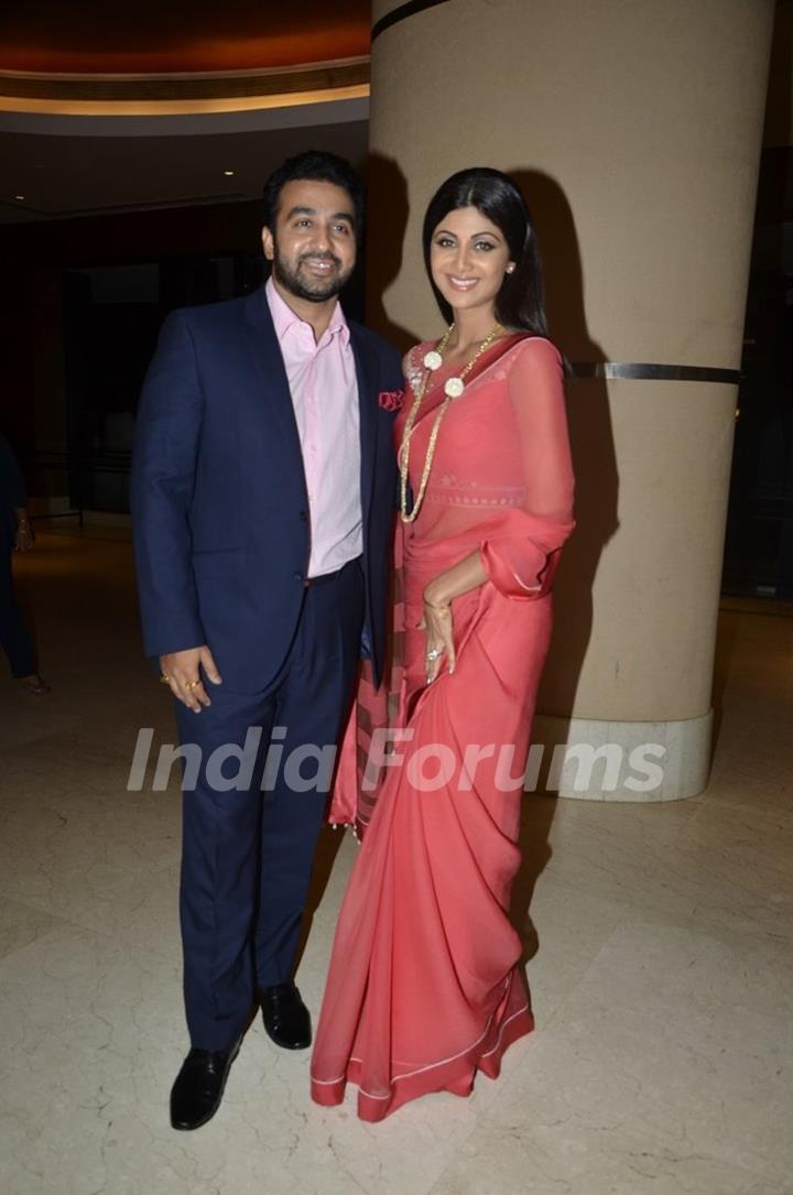 Shilpa Shetty and Raj Kundra were spotted at the Launch of Goa Wedding Fest