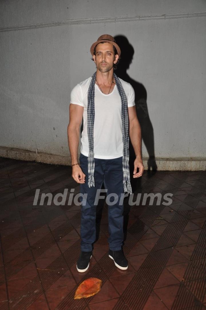 Hrithik Roshan was at the Sanjay Leela Bhansali's party for Mary Kom completion