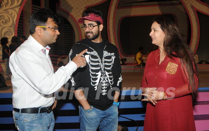 Aneel Murarka, Ayushman Khurana and Poonam Dhillon share a talk