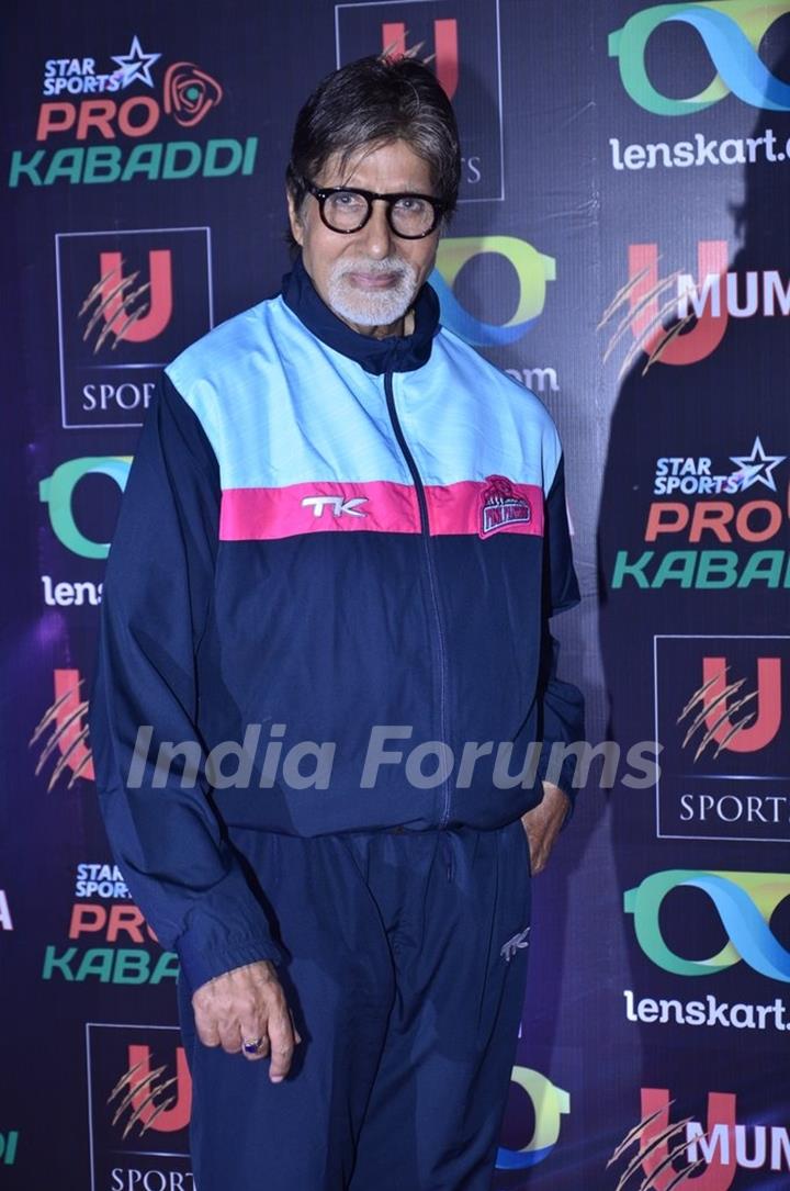 Amitabh Bachchan at Pro Kabbadi League
