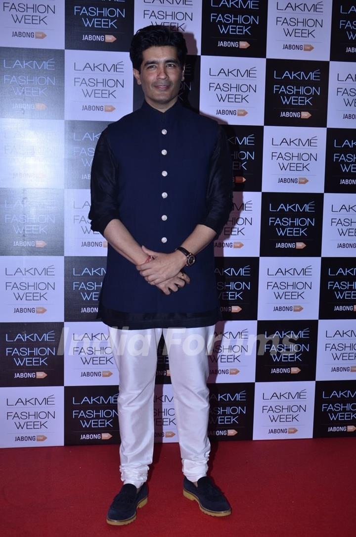 Manish  Malhotra was at the Announcement of Lakme Fashion Week Summer Resort 2014