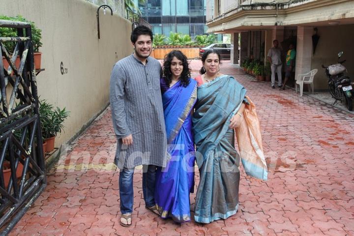 Reena Dutt with children Ira and Junaid