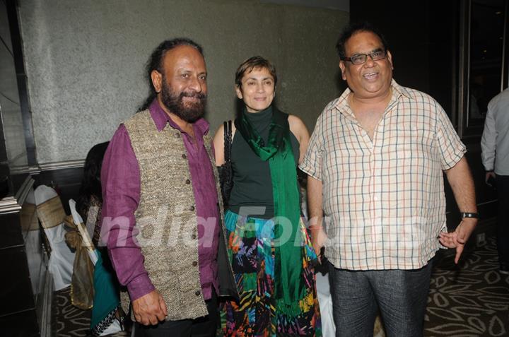 Ketan and Deepa Mehta with Satish Kaushik