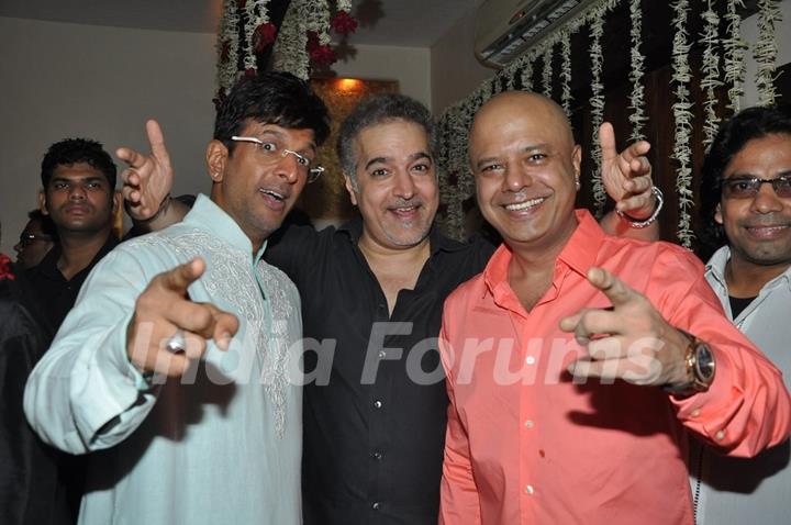 Javed Jaffrey, Ravi Behl and Naved Jaffery was at the Rocking EID Bash