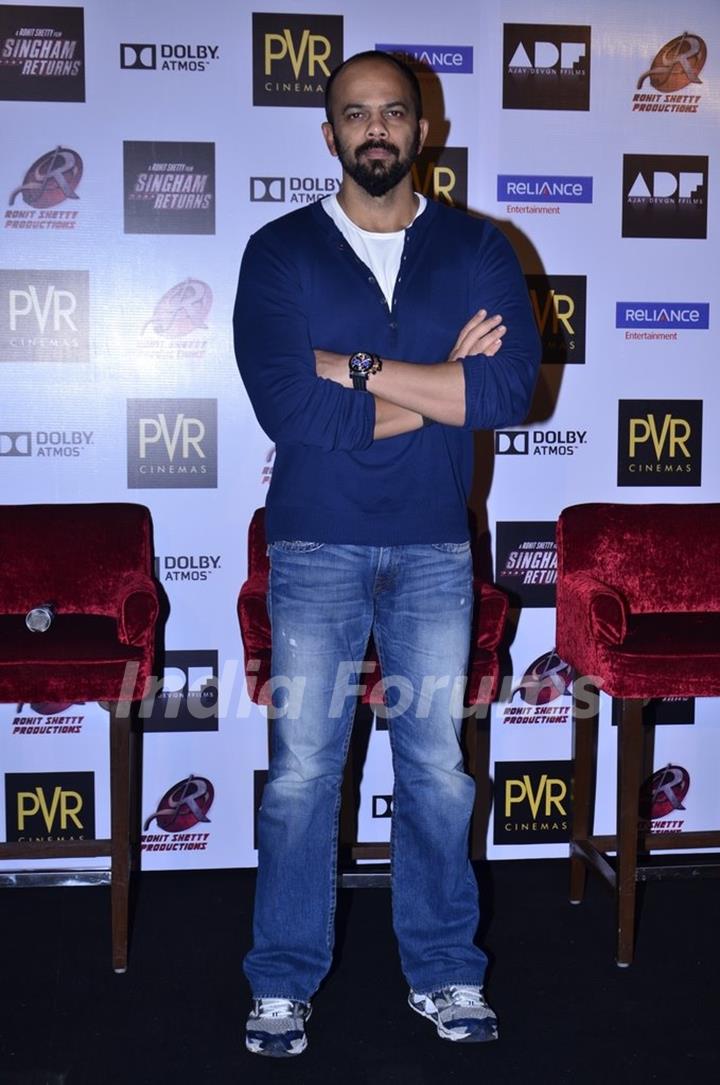 Rohit Shetty was seen at Singham Returns Merchandise Launch