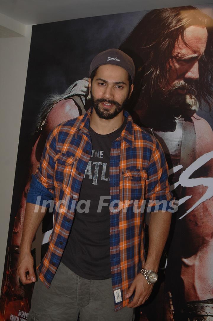 Varun Dhawan at the Special Screening of 'Hercules'