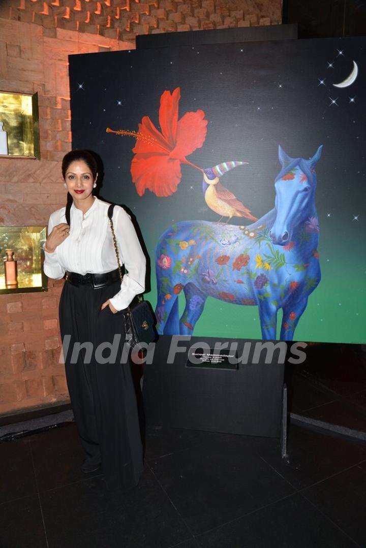 Sridevi Kapoor was at Gallerie Angel Arts Event