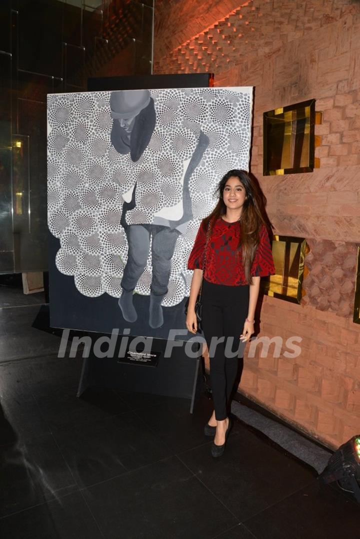 Jahnavi Kapoor was at Gallerie Angel Arts Event