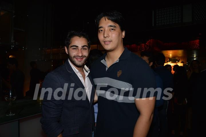 Armaan Jain with Rinzing Denzongpa at Gallerie Angel Arts Event