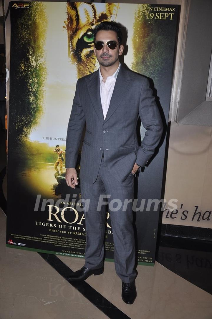 Abhinav Shukla was at Roar Film Launch