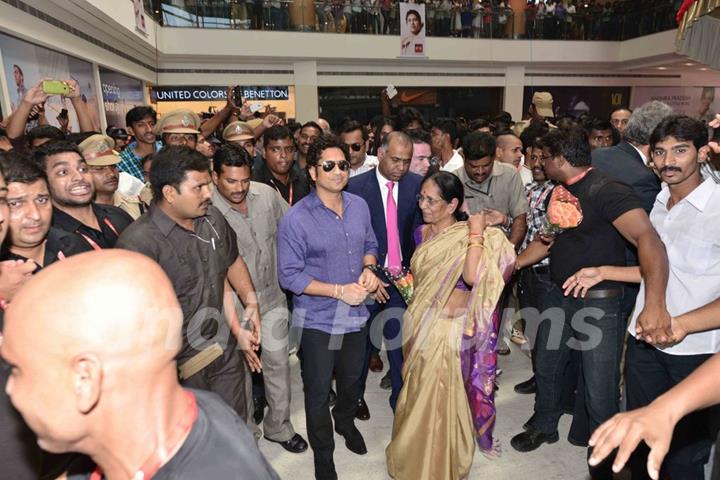 Sachin Tendulkar Inaugurates PVP Mall