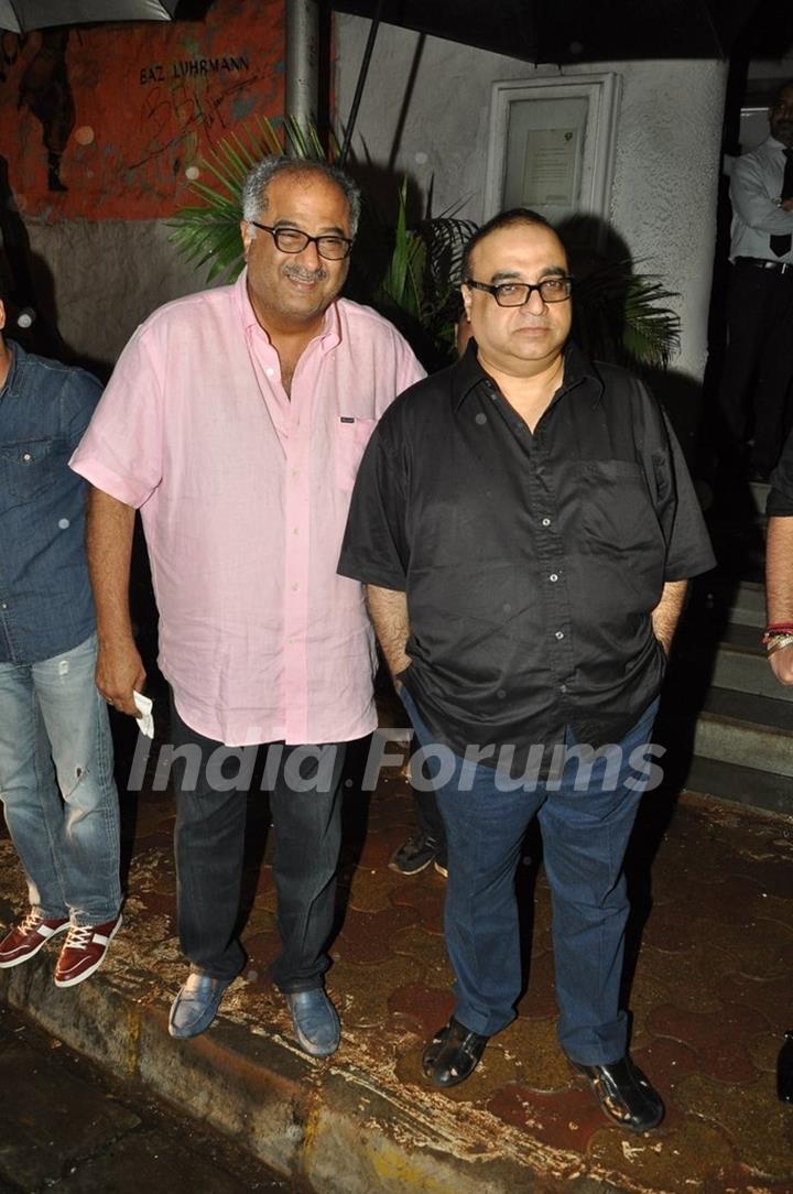 Boney Kapoor and Rajkumar Santoshi at Sridevi's Sister Srilata's Birthday Bash