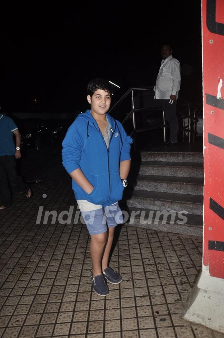 Akshay Kumar's son Aarav was snapped at PVR