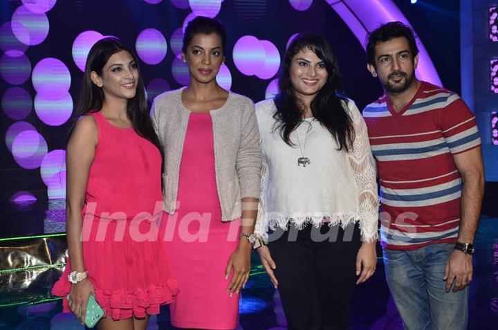 Cast of Ishq ne Krazzy Kiya Re at the Promotional Event