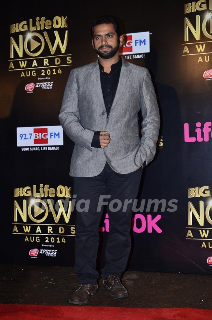 Sharib Hashmi was at the Life Ok Now Awards