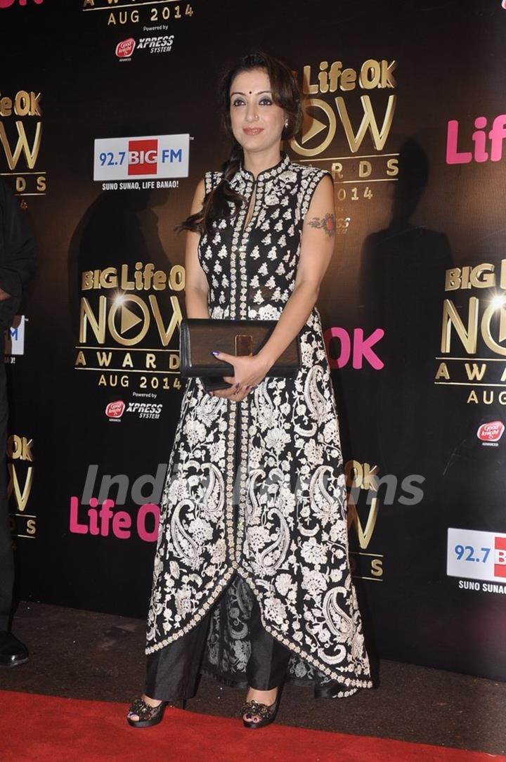 Madhurima Nigam was seen at the Life Ok Now Awards