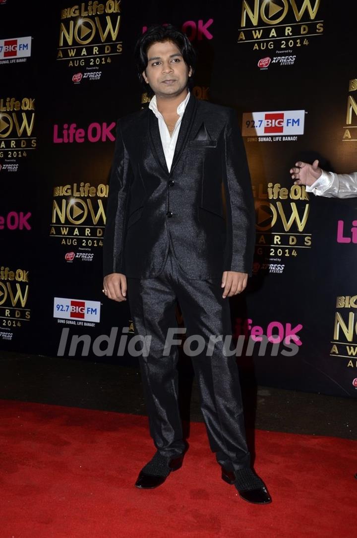 Ankit Tiwari was at the Life Ok Now Awards