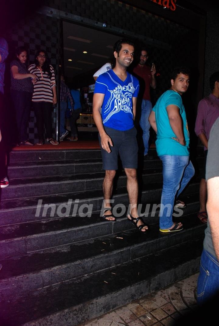 Rajkummar Rao was spotted at PVR