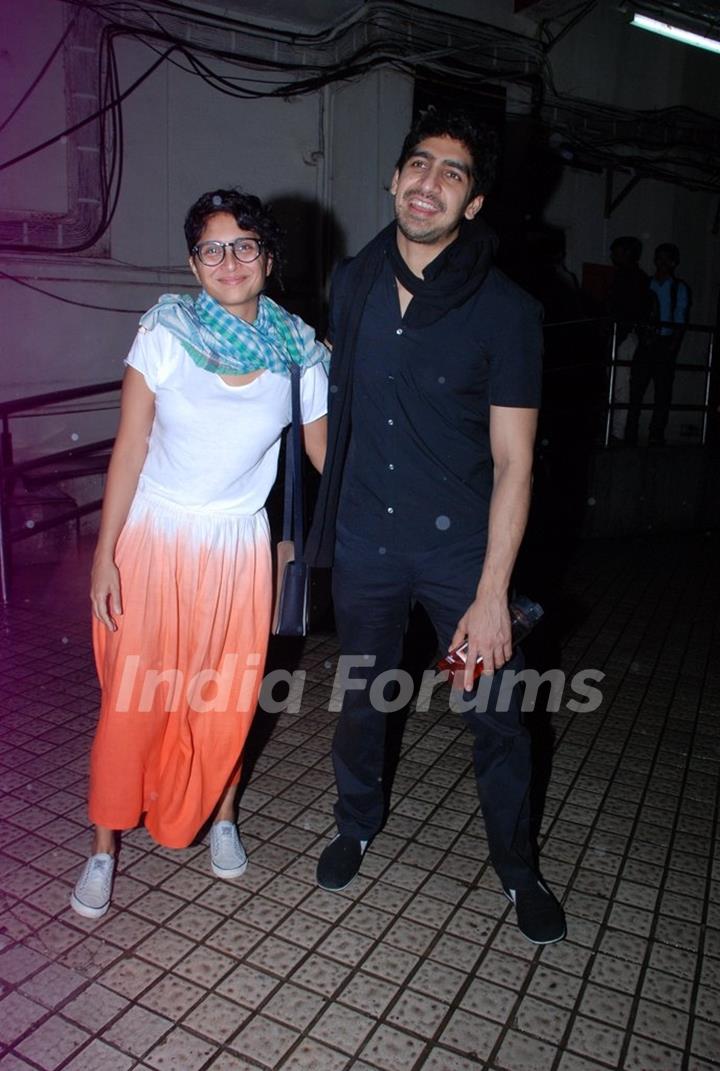 Kiran Rao and Ayan Mukerji were snappd at PVR