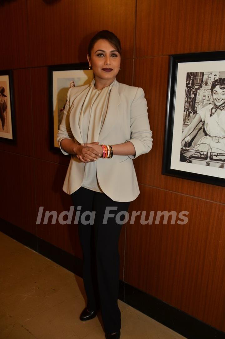 Rani Mukherjee at the Launch of Mardaani Anthem