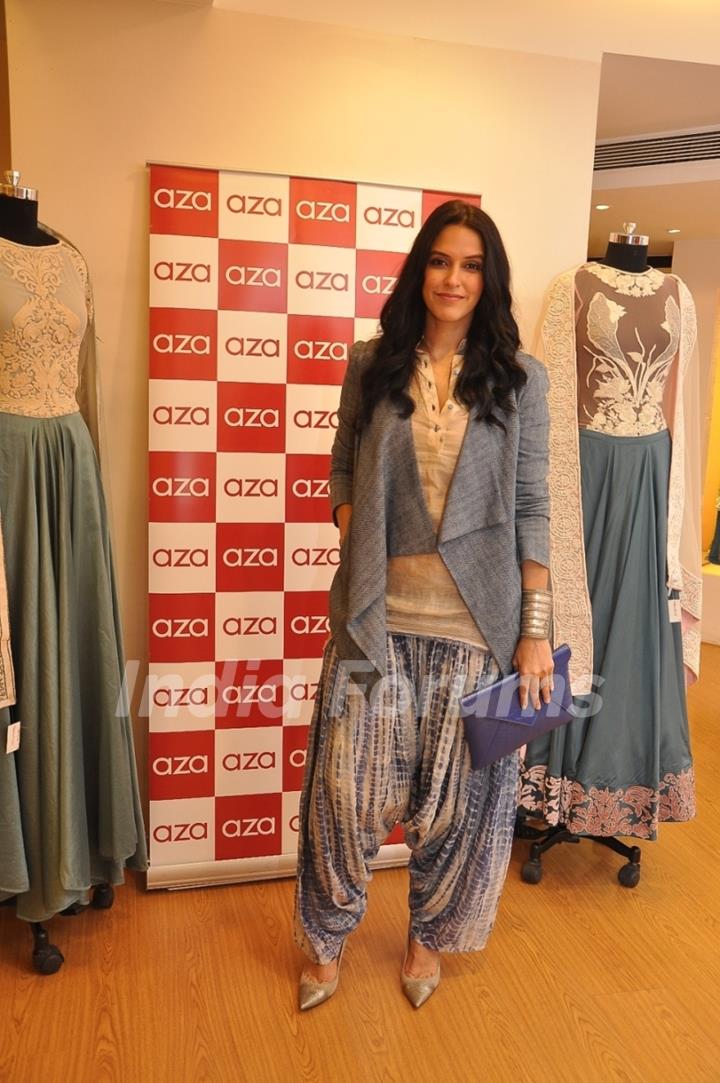 Neha Dhupia at Varun Bahl's Couture Collection Preview at AZA