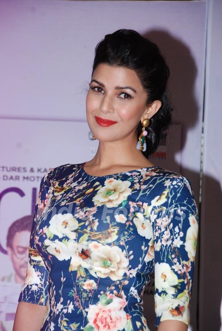 Nimrat Kaur poses with a beautiful smile for the camera at the DVD Launch of Lunchbox