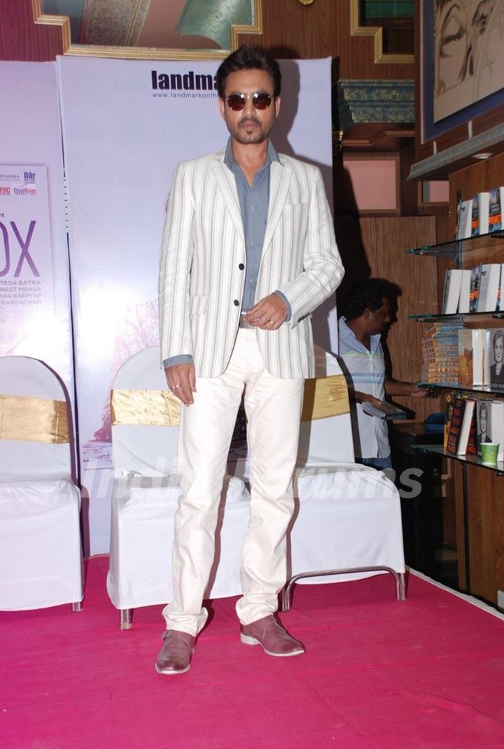 Irrfan Khan poses for the media at the DVD Launch of Lunchbox