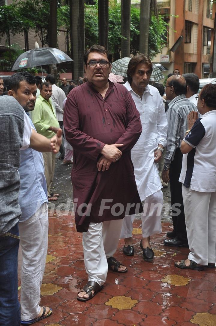 Raza Murad was at the funeral of Dharmesh Tiwari