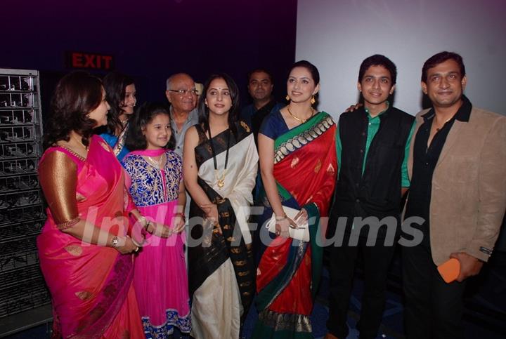 The Cast and Crew at the Premier of Marathi Movie Ram Madhav