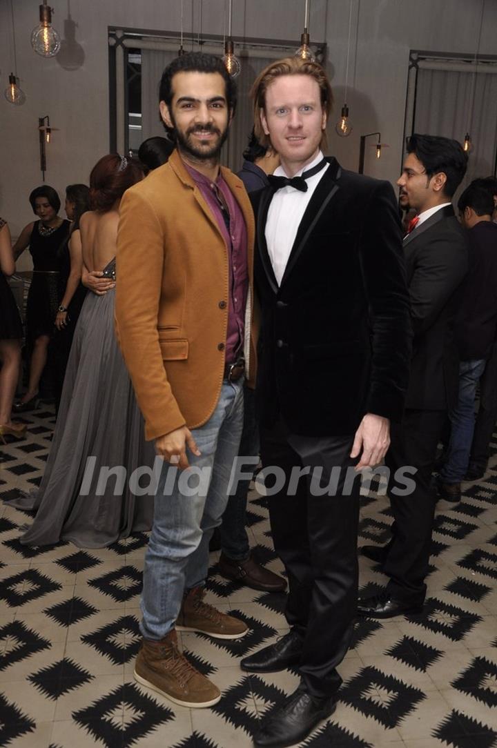 Karan V Grover and Alex O Neil at Shama Sikander's Birthday Bash