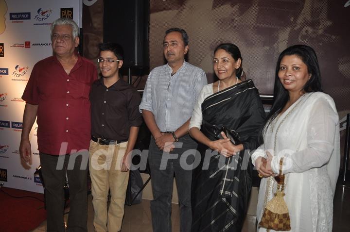 Premiere of 100 Foot Journey hosted by Om Puri