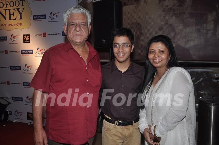 Premiere of 100 Foot Journey hosted by Om Puri