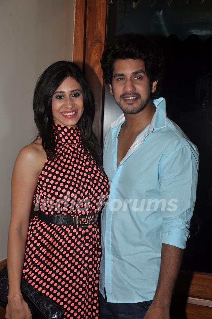 Kishwer Merchantt with Suyyash Rai at Ek Haseena Thi's 100 Episodes Completion Party