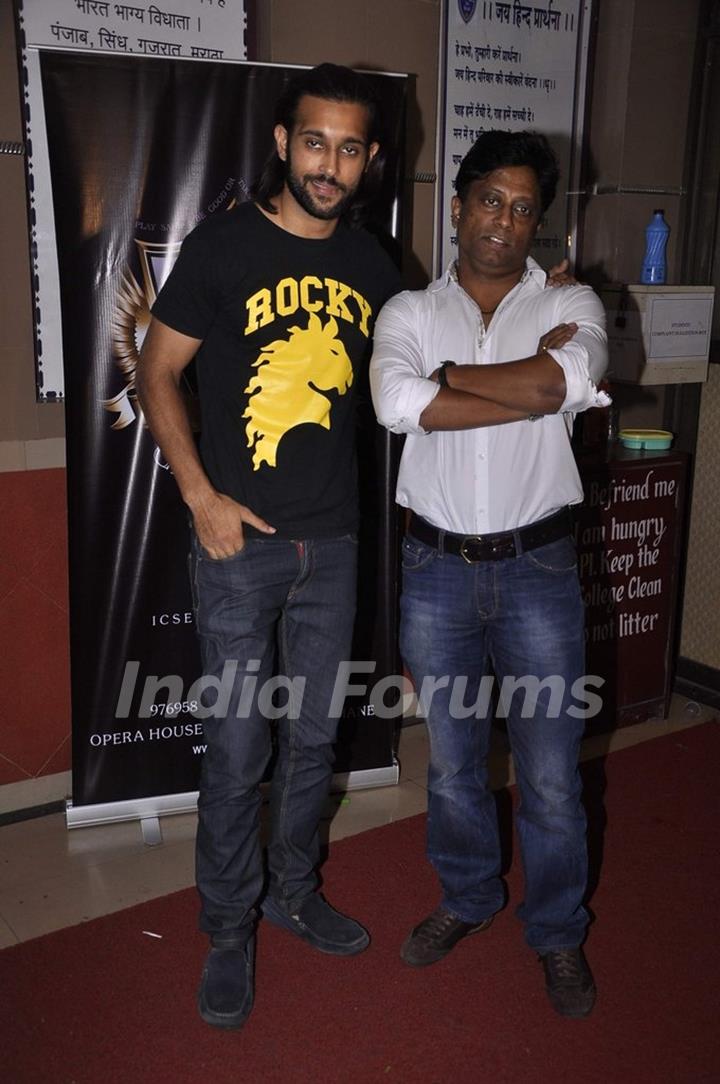 Akhil Kapur and Anand Kumar at the Promotions of Desi Kattey