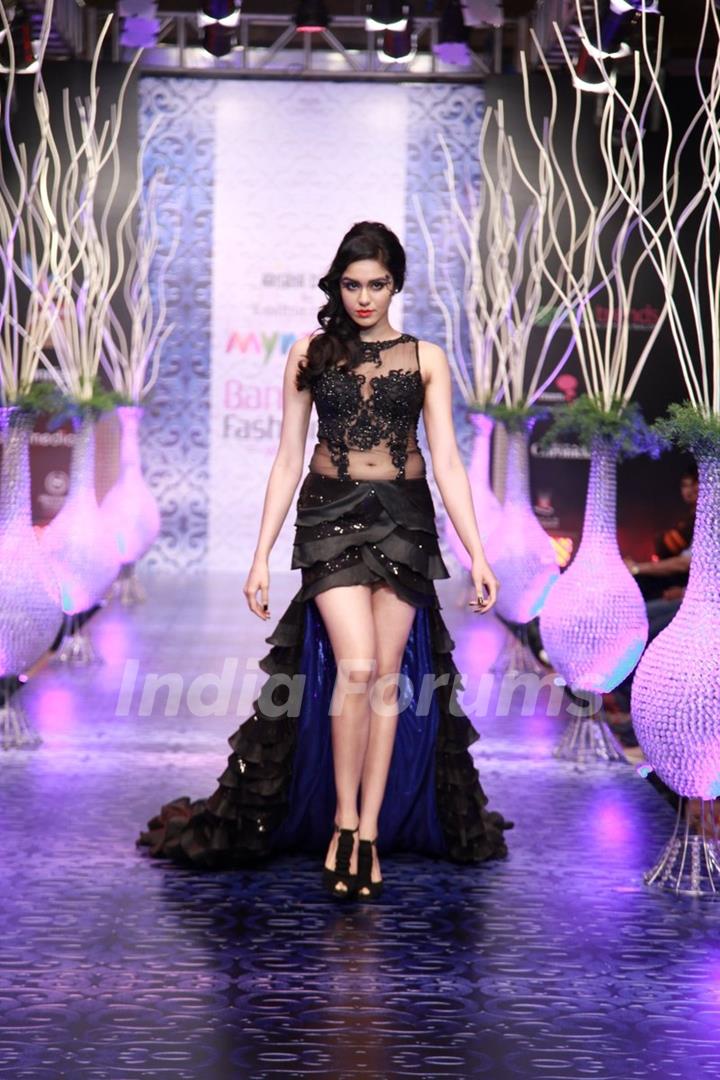Adah Sharma walks the ramp at Bangalore Fashion Week Day 3