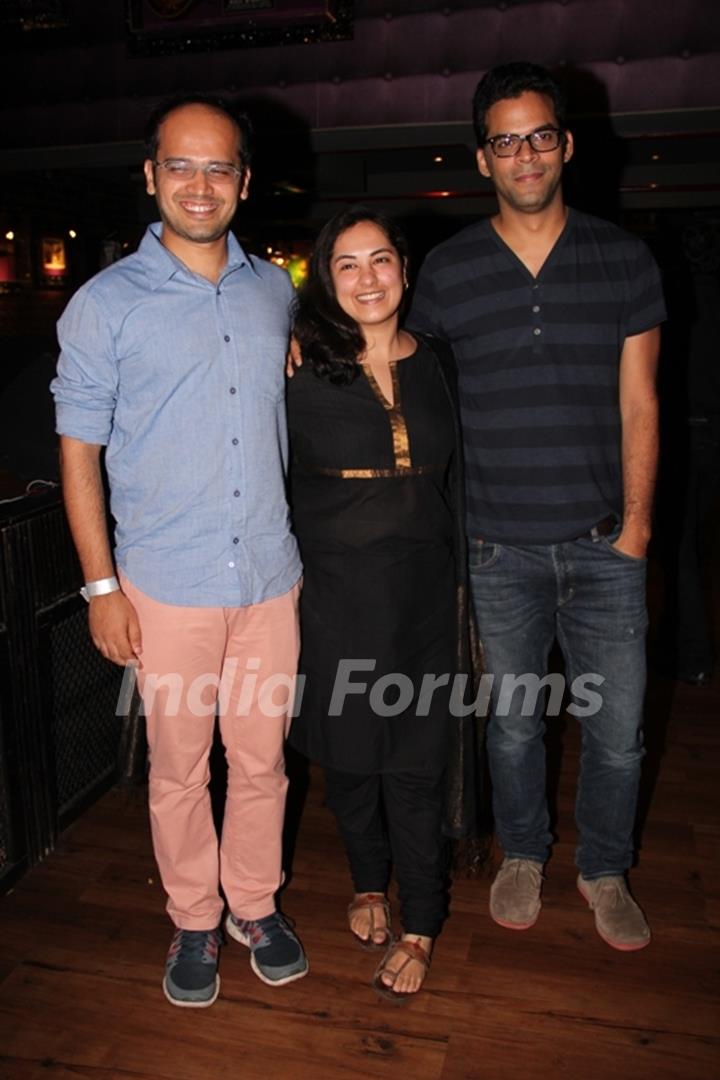 Deepti, Fahad and Vikramaditya Motwane at the Song Launch of Katiyabaaz