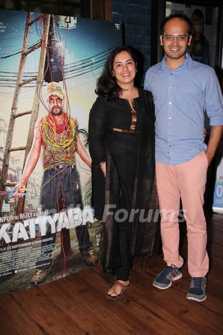 Deepti Kakkar and Fahad Mustafa were at the Song Launch of Katiyabaaz