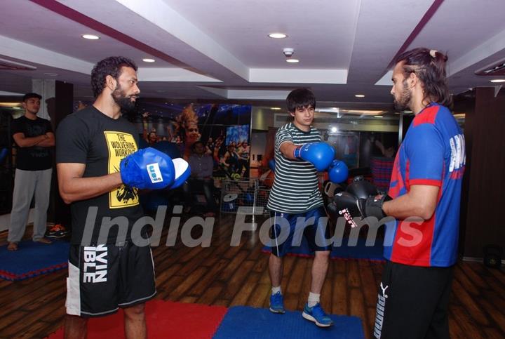 Vivaan Shah was at Gold Gym Wolverine Workout session