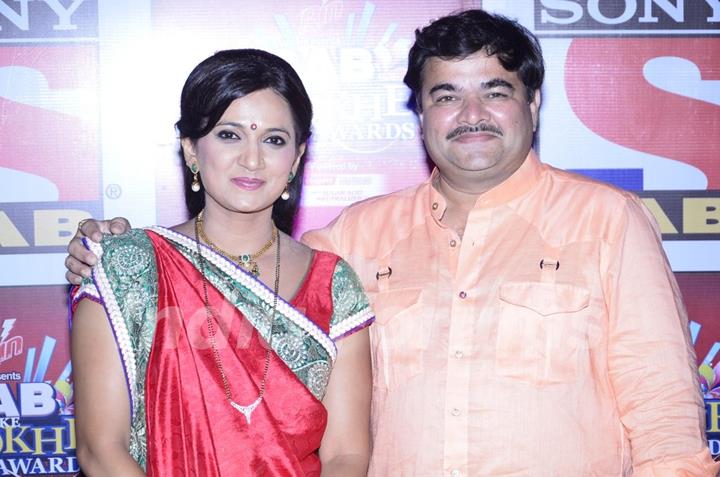 Kavita Laad and Prashant Damle was seen at the SAB Ke Anokhe Awards