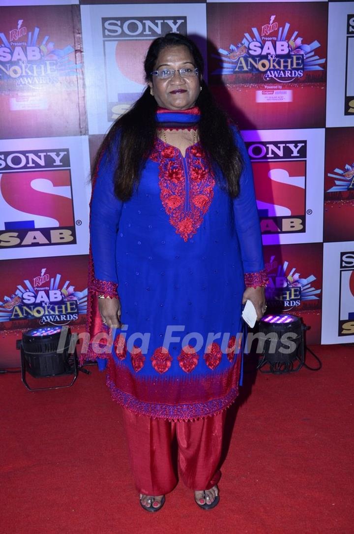 Pratima Kazmi was at the SAB Ke Anokhe Awards