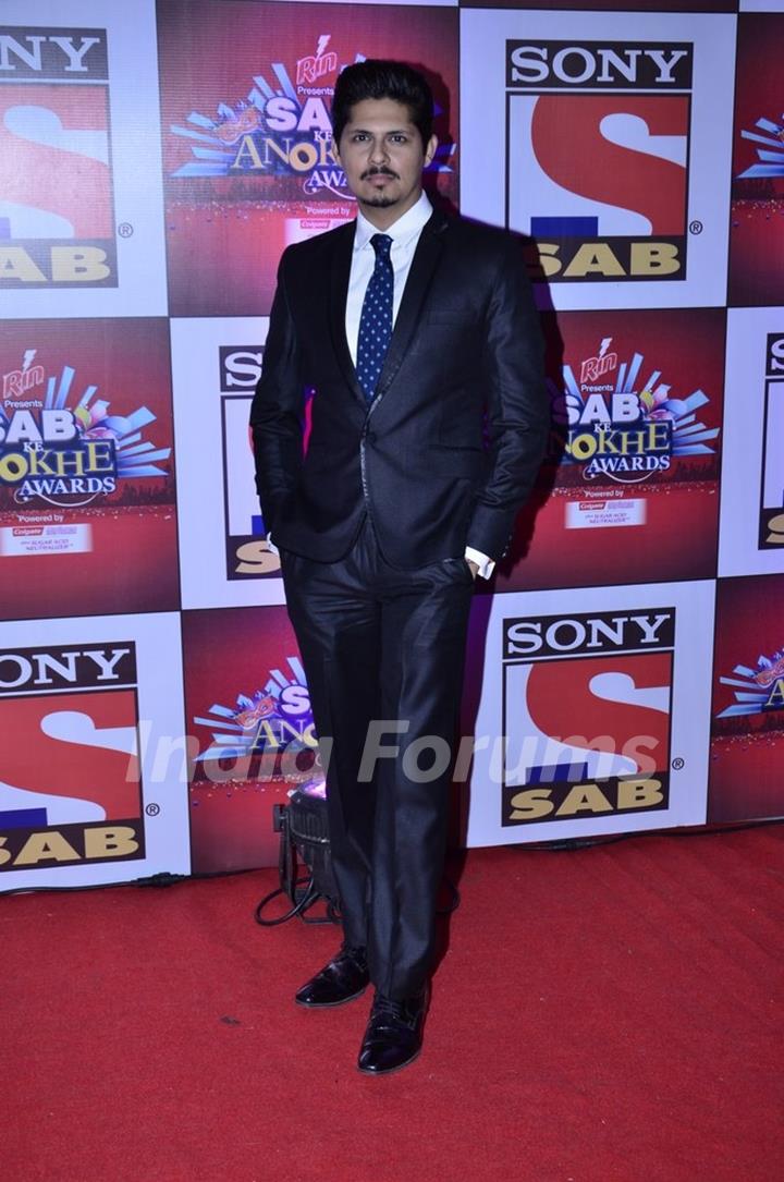 Vishal Malhotra at the SAB Ke Anokhe Awards